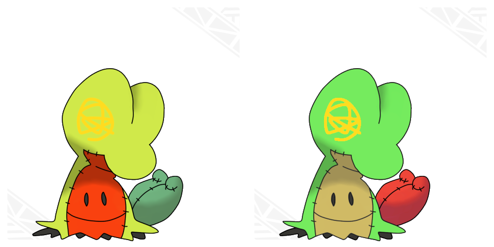 Mimikyu - Treecko form by digibest on DeviantArt