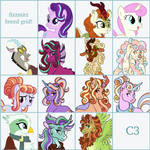 mlp hand-drawn grid - $/points - 1/9 by fizzmitz