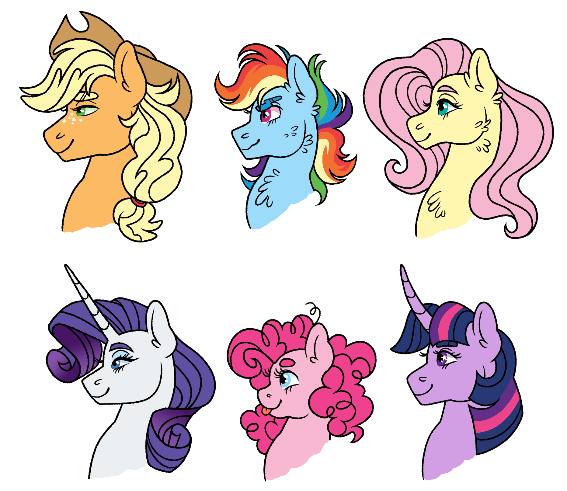 mane six headcanons