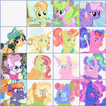 background ponies grid - closed by fizzmitz