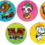 Animal Crossing Buttons