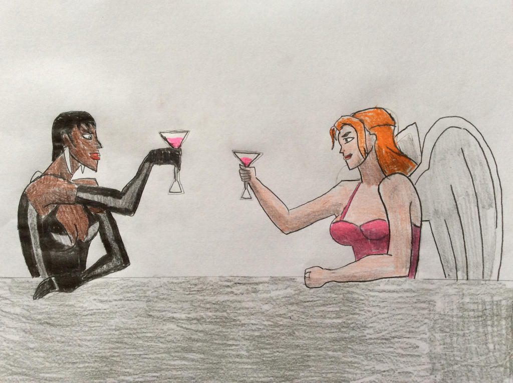 Vixen and Hawkgirl (Girls Night Out) by tb86 on DeviantArt