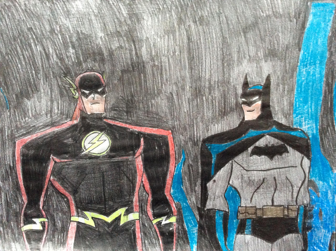 Batman and Flash Switch Costumes by tb86 on DeviantArt