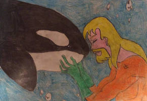 Aquaman and Orca by tb86