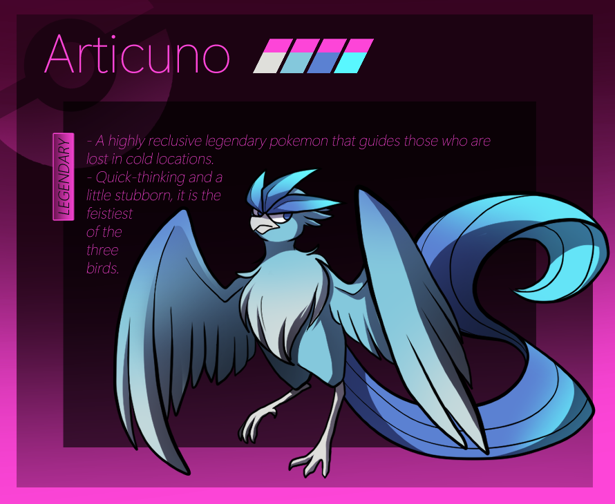 Articuno official artwork gallery, Pokémon Database