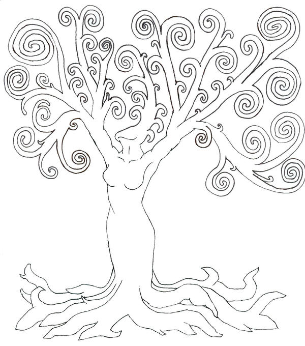 Lady Figure Tree Lady Tree by beatles4eva on DeviantArt
