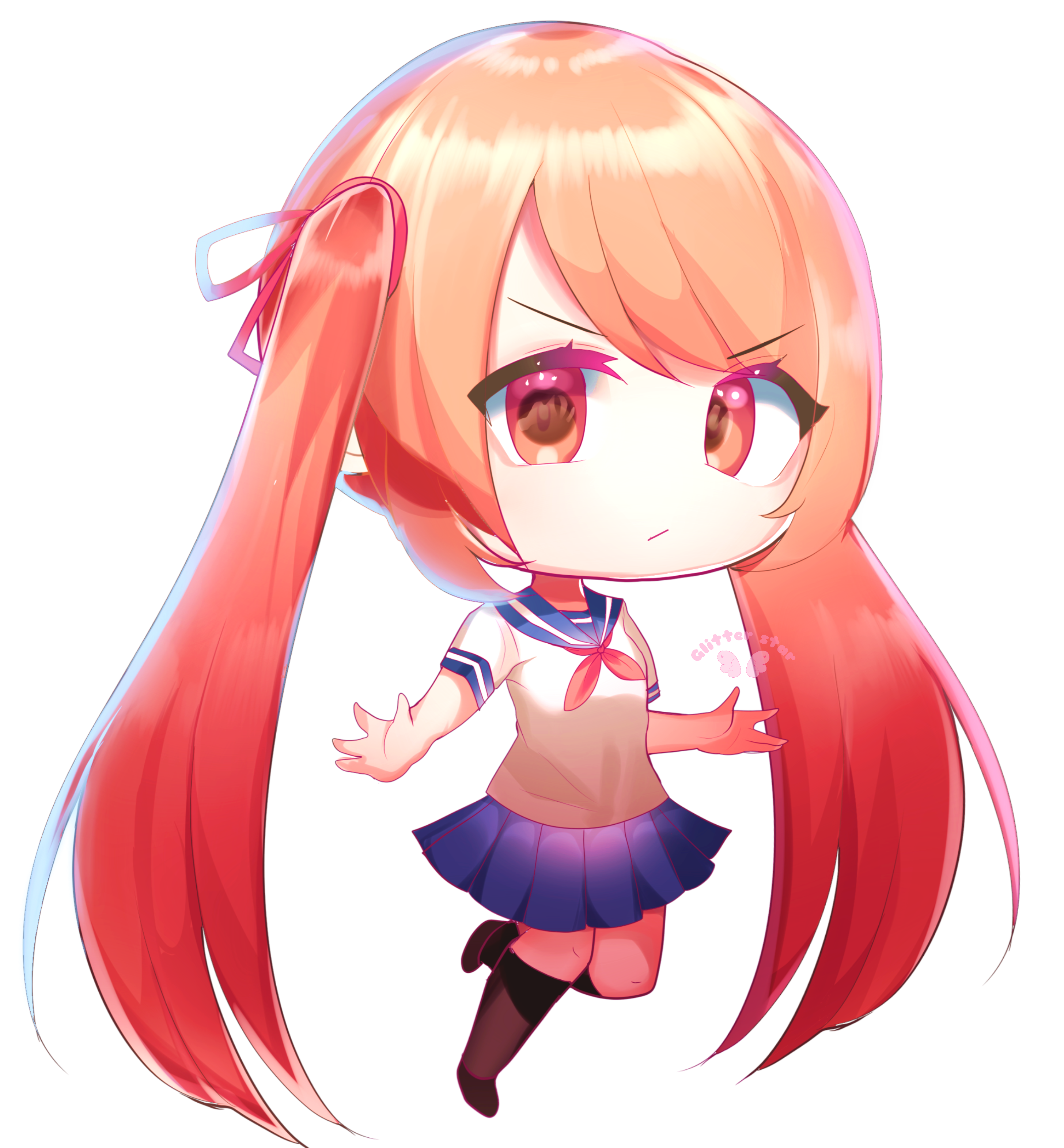 Osana najimi chibi by Glitterstqr on DeviantArt