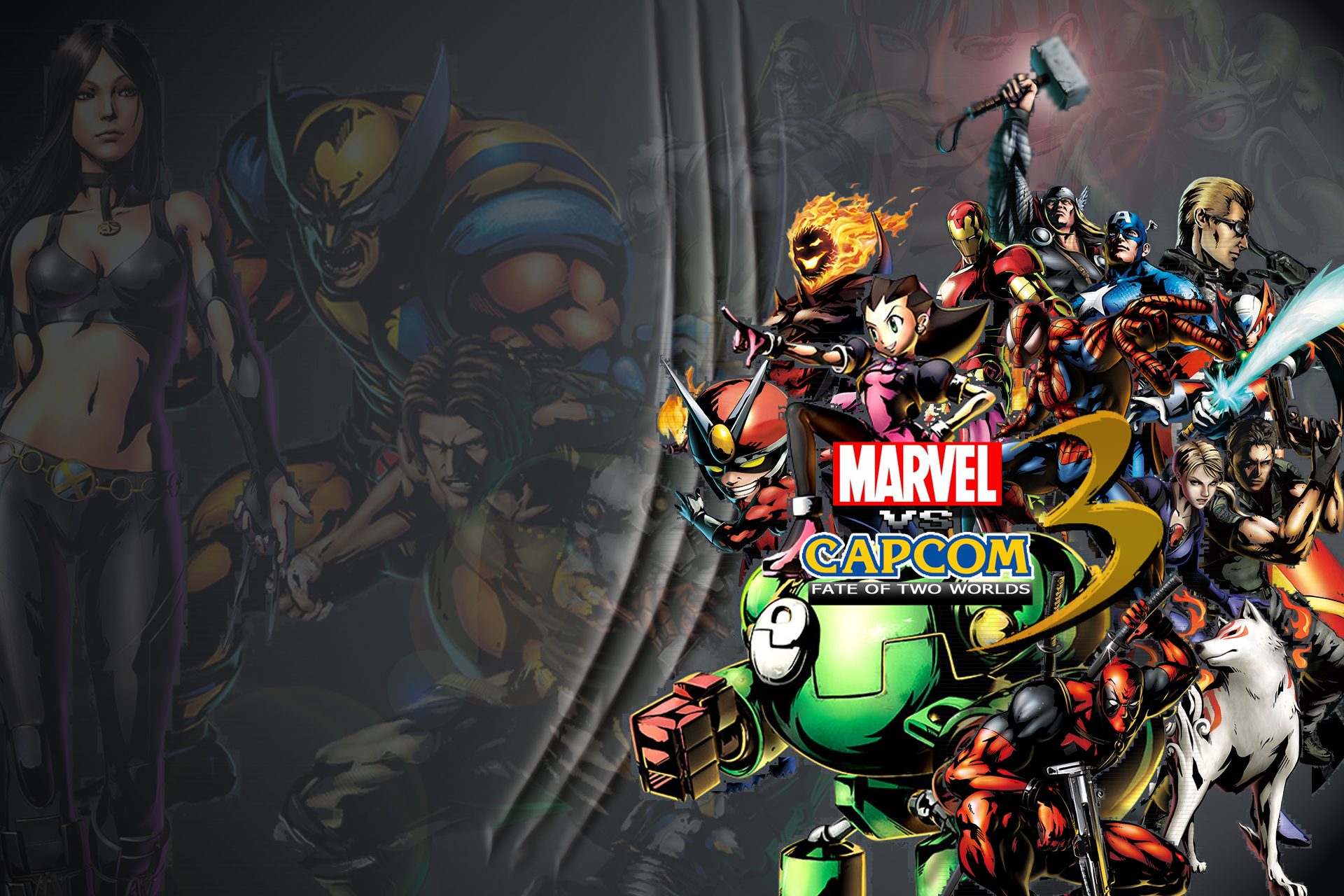 MvC3 Wallpaper again by Badonk on DeviantArt
