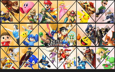 Smash Bros updated background