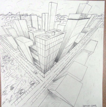 City Perspective Drawing