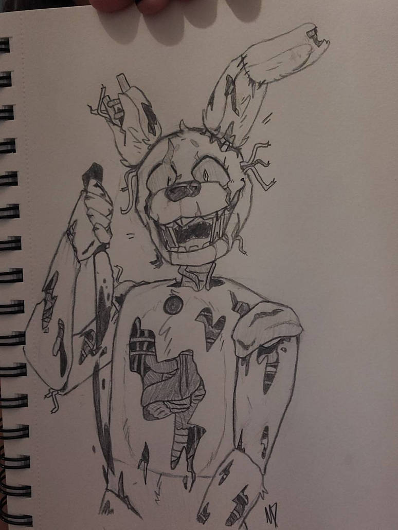 Springtrap Before He Rotted Springtrap how he should have been in the movie by MoggyDoggy on DeviantArt