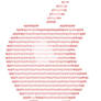 Apple Logo - Red