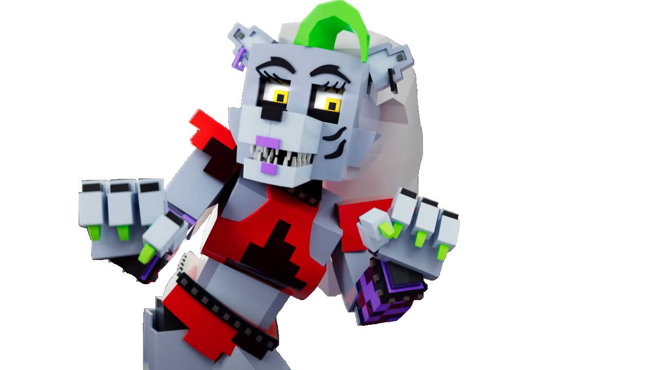Minecraft Roxy Wolf Fnaf Security Breach Minecraft Roxanne Wolf (Roxy) by GruYDruAmarillo ...