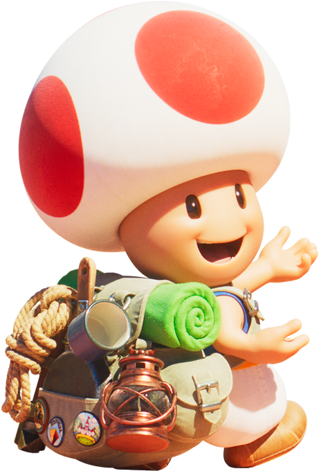 Toad The Super Mario Bros Movie Png Render by GruYDruAmarillo on DeviantArt