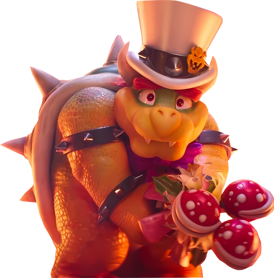 Bowser The Super Mario Bros Movie Png Render by GruYDruAmarillo on