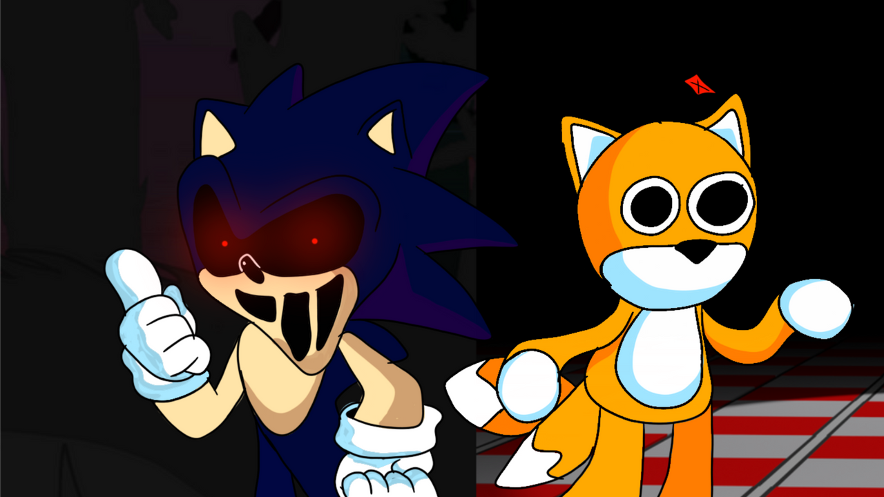 Sonic.exe and Tails doll by MsCyan on Newgrounds