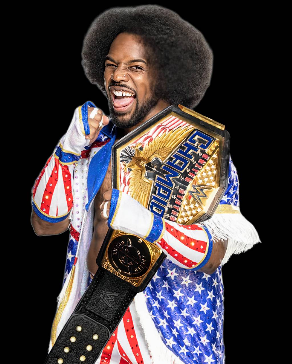 Xavier Woods United States Champion Custom Render by wrestlingeuphoria ...