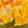 yellow birbs fanart