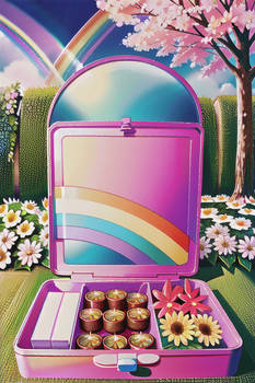 AI Art Garden Caboodle Bento Box