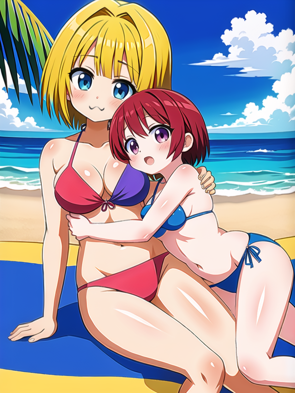 AI Art Kawaii Lesbians 7