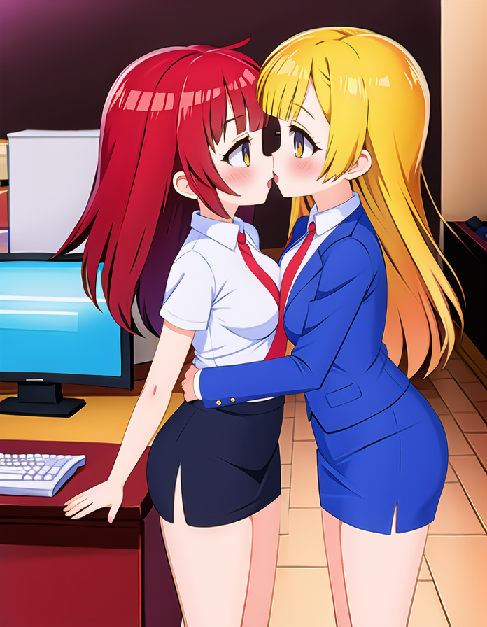 AI Art Kawaii Office Ladies Yuri 10