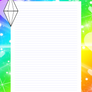 Rainbow Transformation Journal Page Plumbob