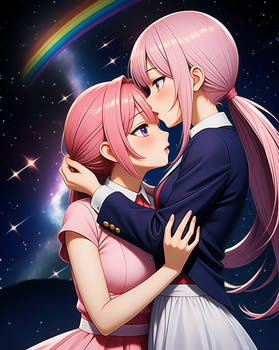 AI Art Galaxy Gals Yuri 2