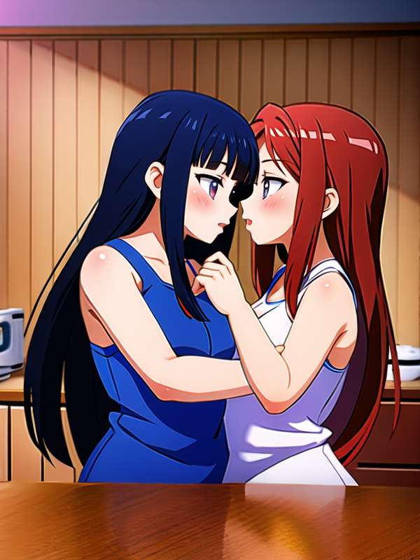 AI Art Kawaii Yuri Comfort 2
