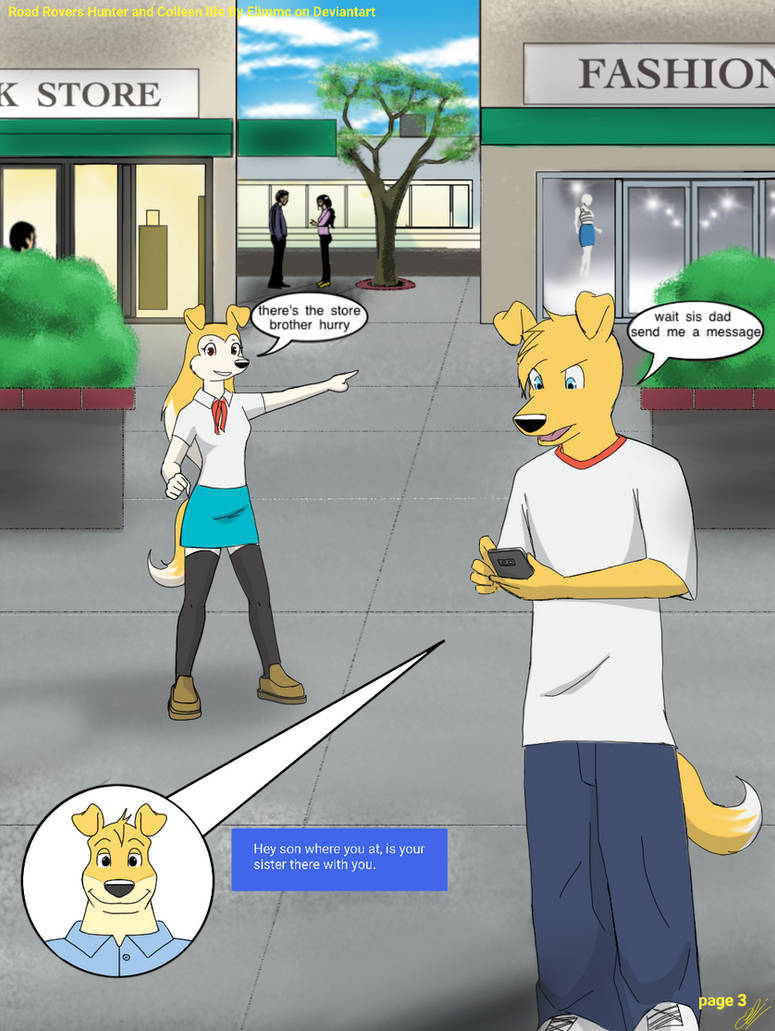 Road Rovers Hunter and Colleen life page 3 by Elimmc on DeviantArt