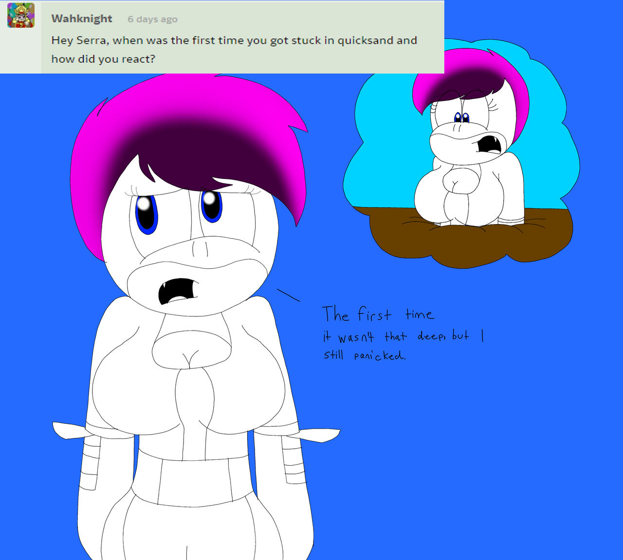 Stuck On Question Deviantart Question #7: Stuck in Quicksand? by MrSilverAlpha on DeviantArt