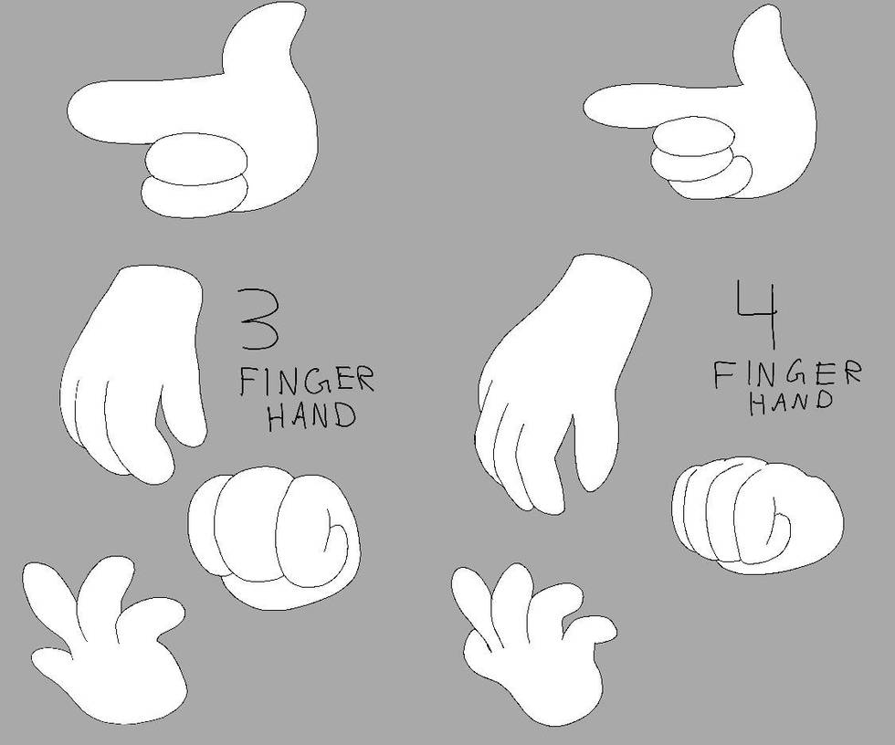 Fingers Tutorial (Three or Four) by MrSilverAlpha on DeviantArt