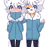 Yanipier - Chibi couple commission