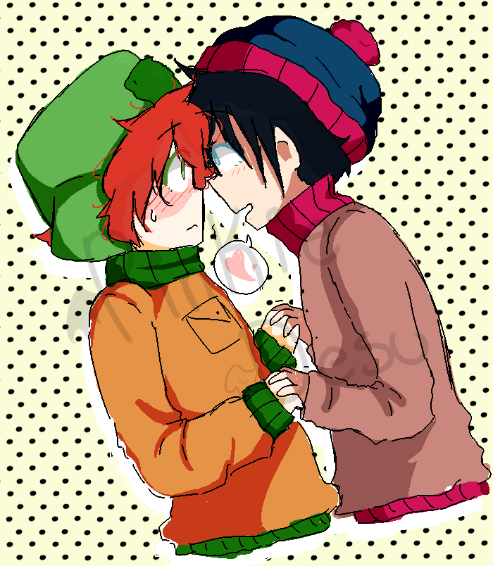 Stan X Kyle South Park Fan Art By Pinkiedesu On Deviantart 