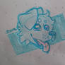 Ok so I drew a blue dog