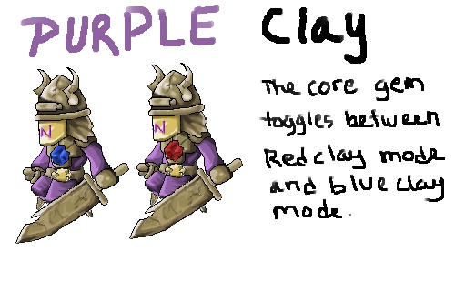 Purple Clays?