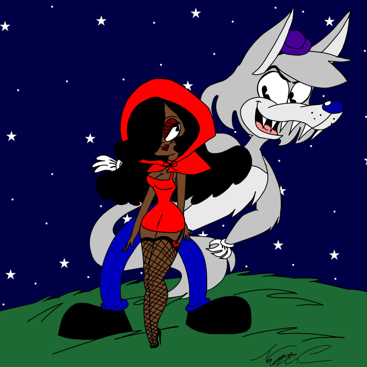 Drea Mouse Rigoanimate Ruby Red and The Wolf by ToonyNani on DeviantArt