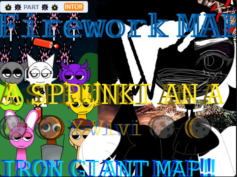 Sprunki Map Normal Firework MAP A SPRUNKI MAP AN A IRON GIANT MAP!! by VicaraSpino on ...