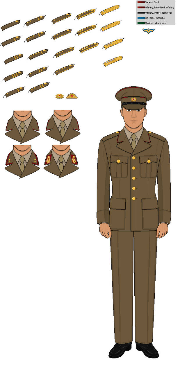 military uniform and ranks by hamzahaili2005 on DeviantArt