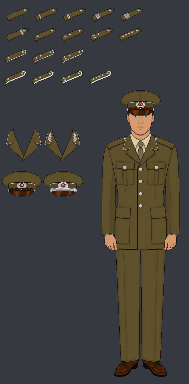 Military Uniform And Ranks 2 by hamzahaili2005 on DeviantArt