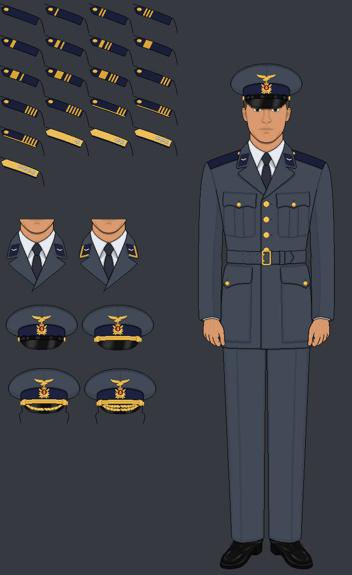 Airforce Uniform And Ranks 02 by hamzahaili2005 on DeviantArt