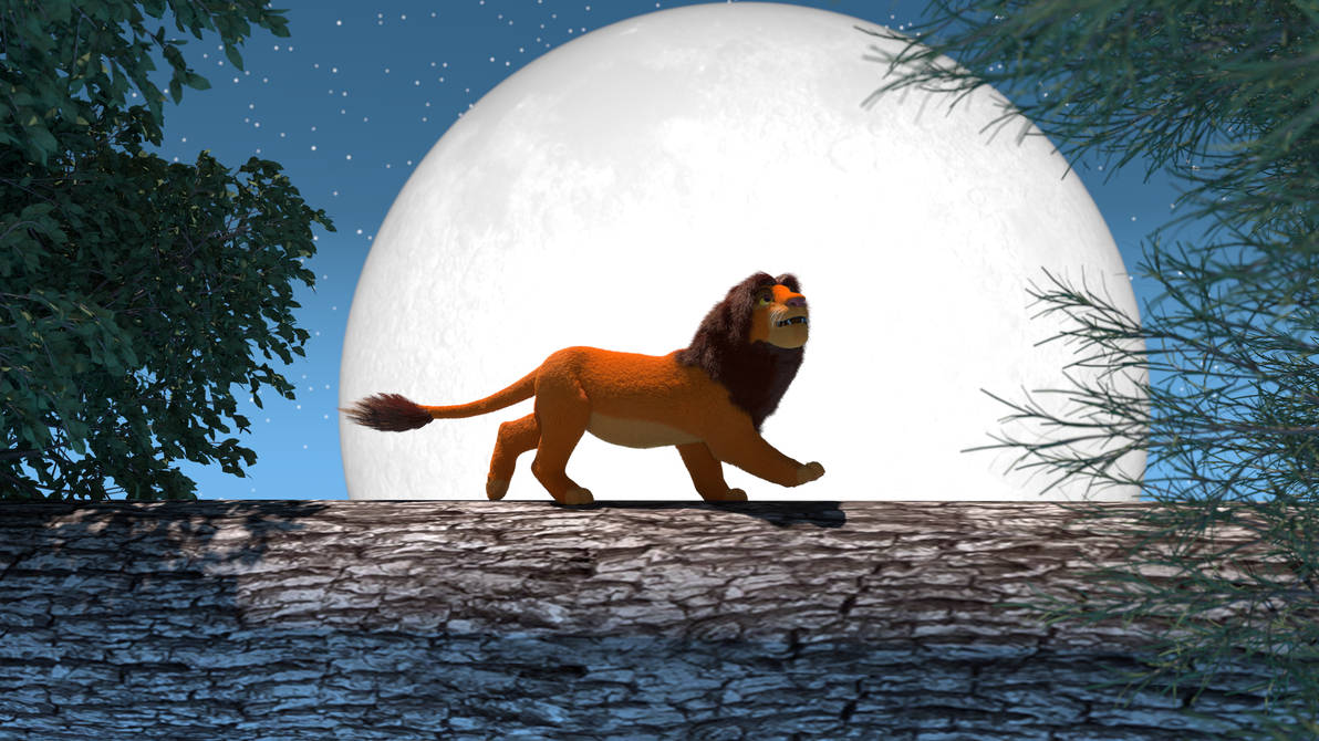 Simba The Lion King 3D Model by JaxerWolf on DeviantArt