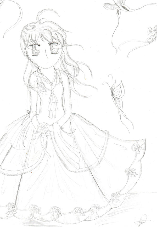 Girl IN dress by InstantNoodleSoup on DeviantArt