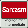 Language stamp: Sarcasm lvl intermediate by Alpanu