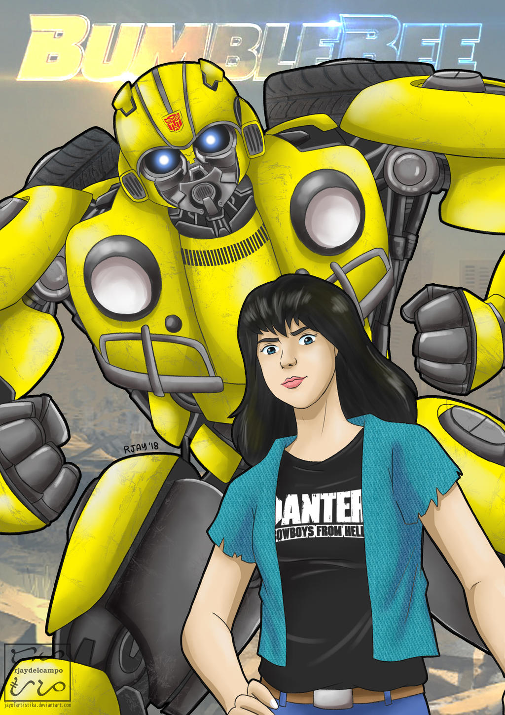 Bumblebee and Charlie by JayofArtistika on DeviantArt