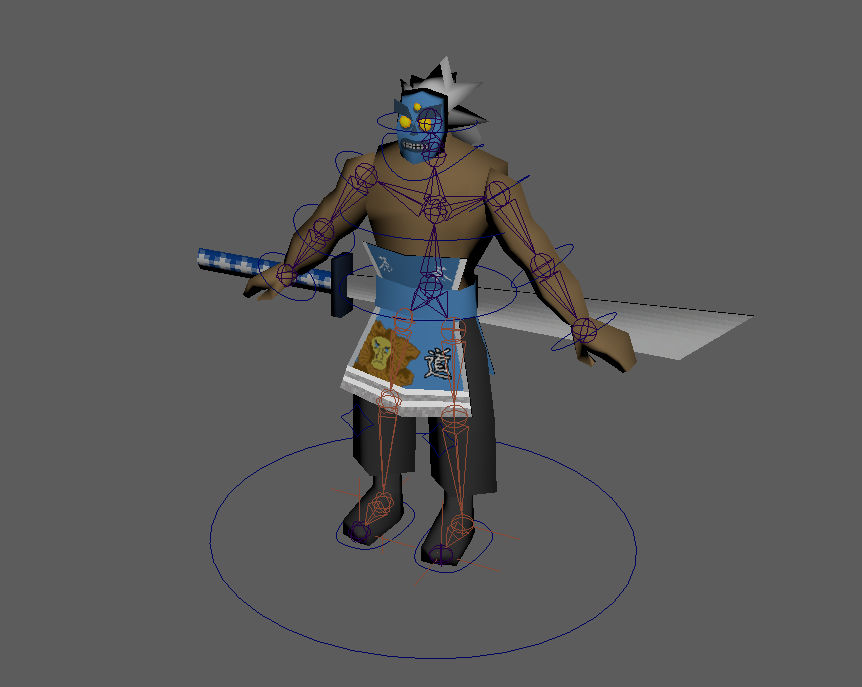 PS1 Character design rig by ItsjustAvy on DeviantArt