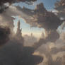 Ancient Floating Mountain Cities