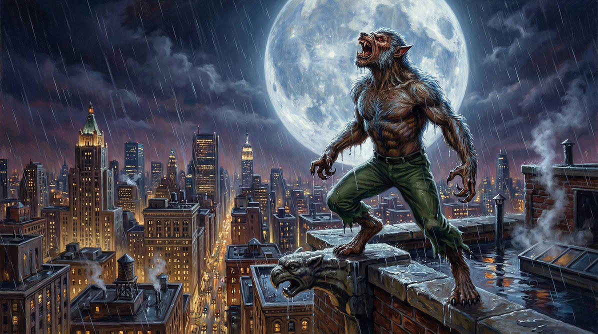 Werewolf Rooftops Werewolf by Night by nighthornet on DeviantArt