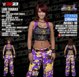 WWE 2K23 Original CAW/CAS - Lori Tanaka