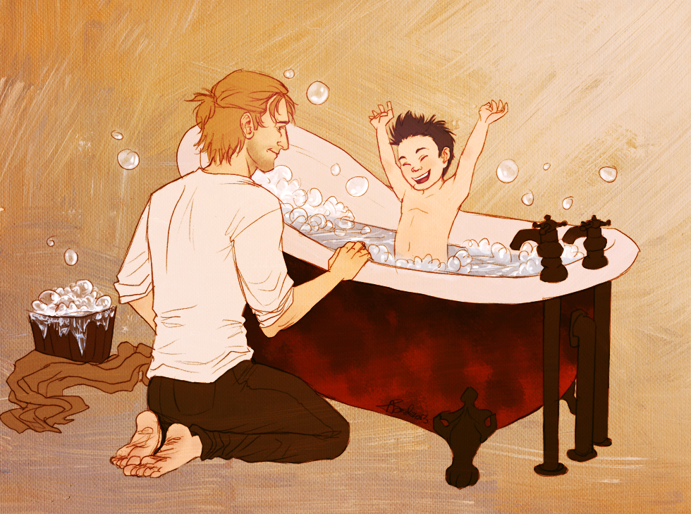 Father and Son by ibbitmonster on DeviantArt