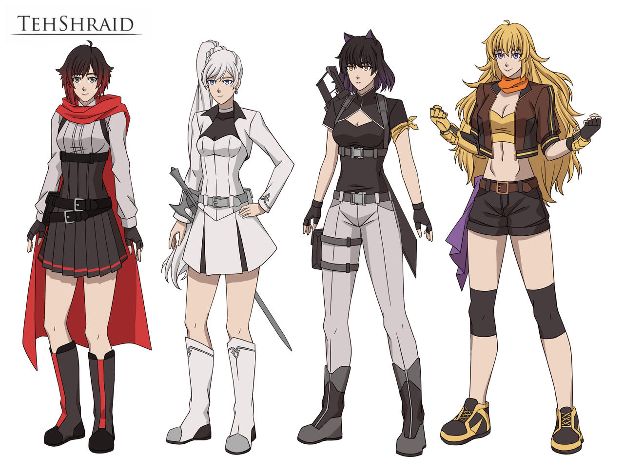 Team RWBY Redesign by TehShraid on DeviantArt